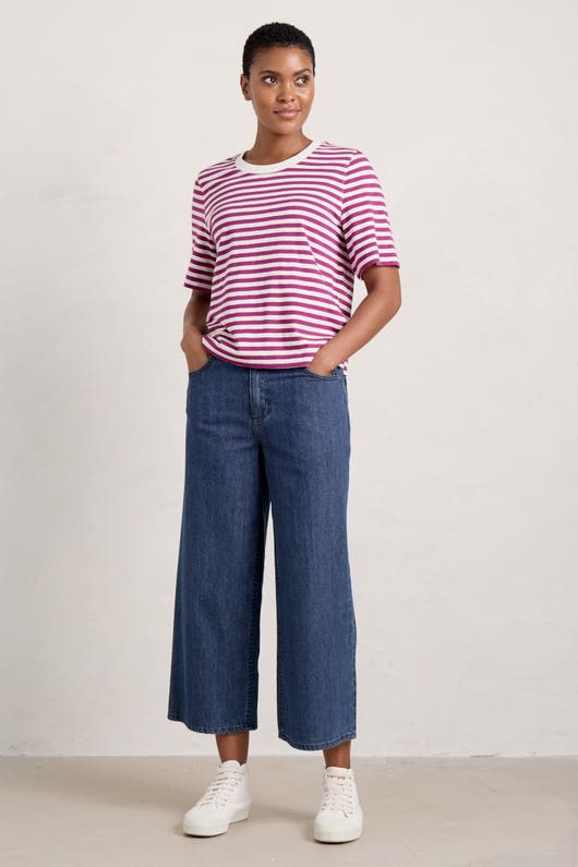 Seasalt Barnes Organic Cotton Denim Crop