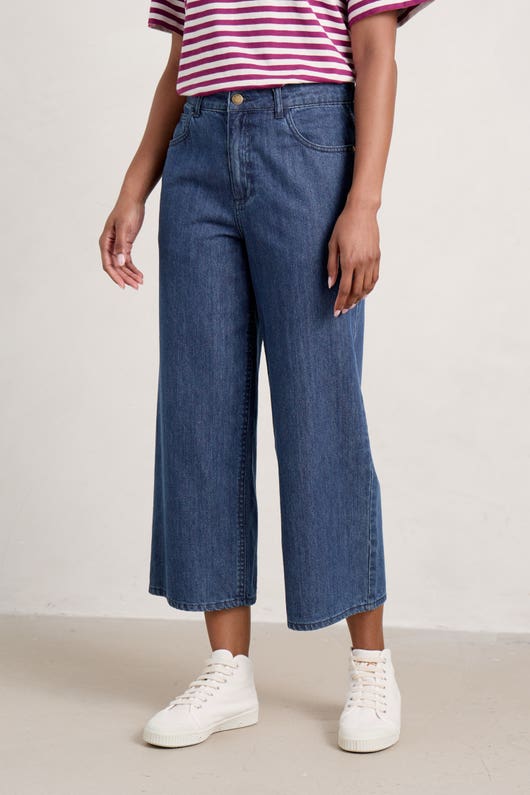 Seasalt Barnes Organic Cotton Denim Crop