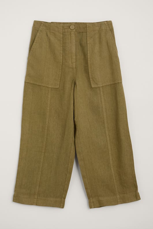 Seasalt Poleacre Cropped Linen Trousers