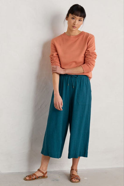 Seasalt Sea Heart Linen Blend Culottes