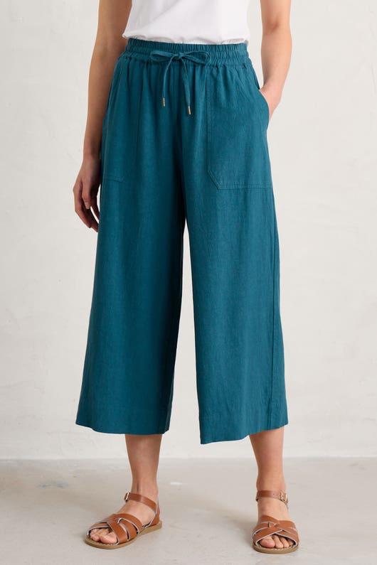 Seasalt Sea Heart Linen Blend Culottes