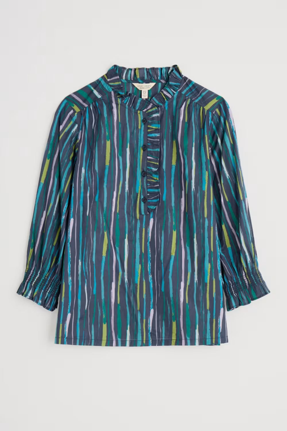 Seasalt Twining Printed Blouse in GOTS-Certified Organic Cotton