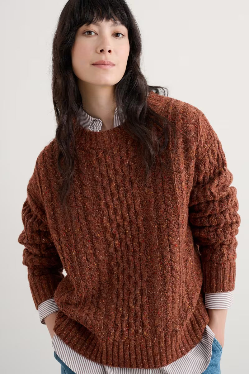 Seasalt Newlyn Cable Knit Jumper