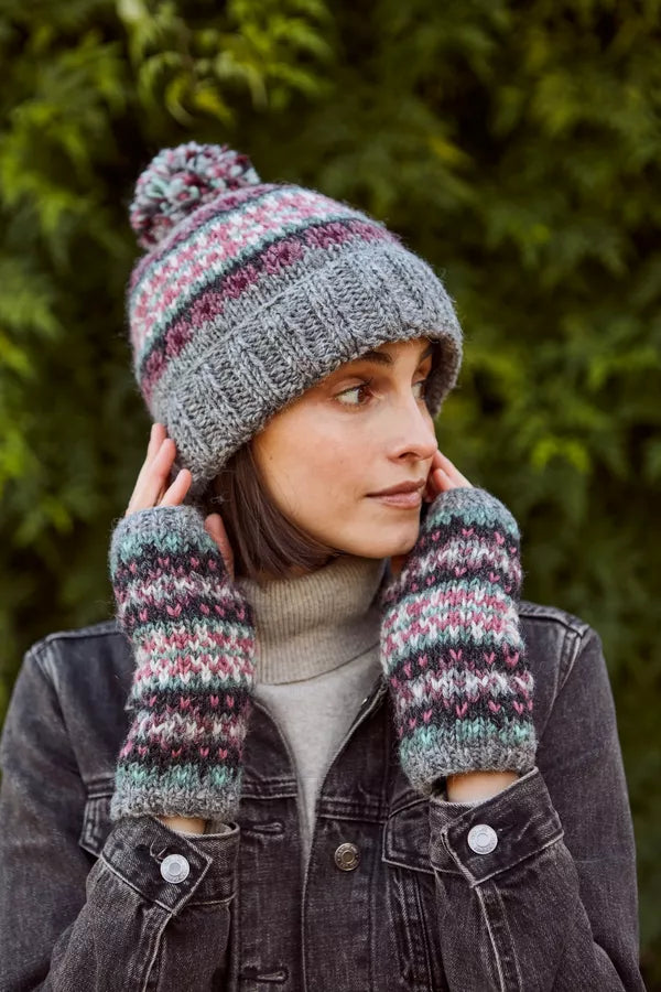 Pachamama Wharfdale Handwarmers-Gloves-White finn
