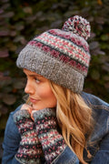 Pachamama Wharfdale Bobble Beanie-Accessories-White finn
