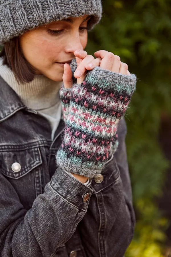 Pachamama Wharfdale Handwarmers-Gloves-White finn