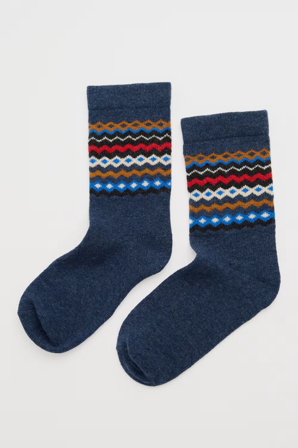 Seasalt Fair Isle Socks-Seasalt-White finn