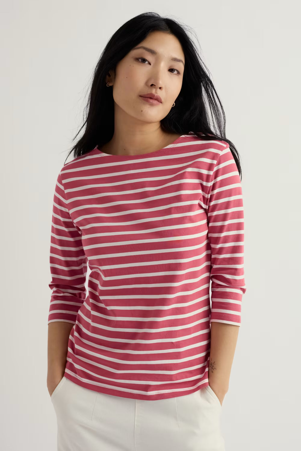 Seasalt Sailor Top - Breton Echinacea