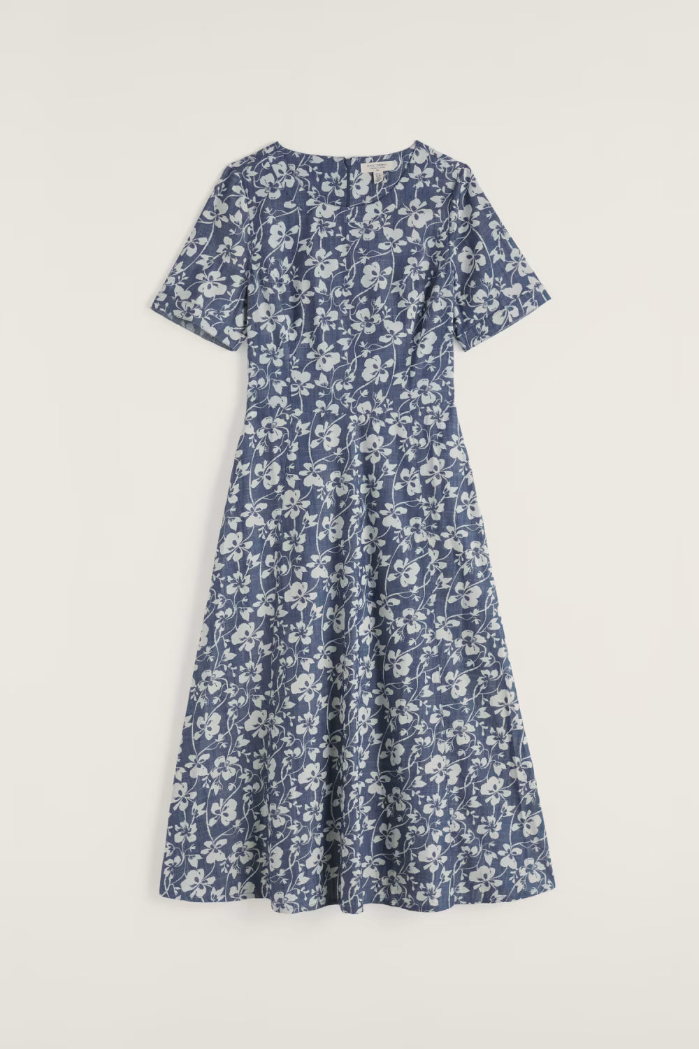 Seasalt Fox Path Printed Chambray Dress