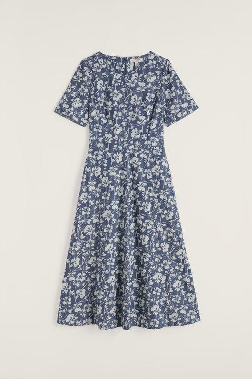 Seasalt Fox Path Printed Chambray Dress