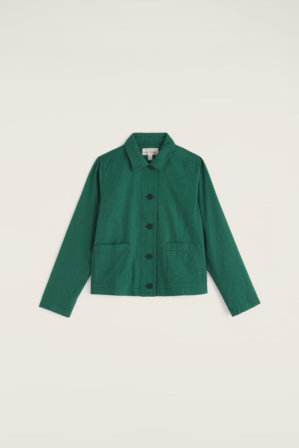 Seasalt Carnon Downs Jacket - Forest Garden Spring Green-Seasalt-White finn