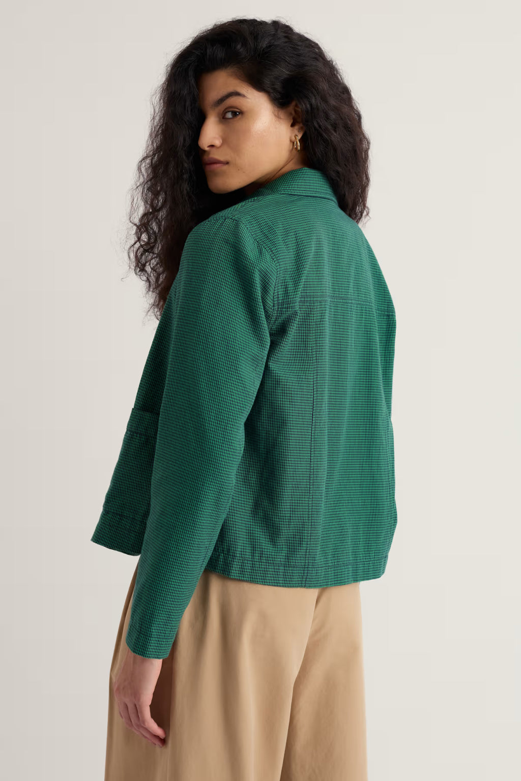 Seasalt Carnon Downs Jacket - Forest Garden Spring Green-Seasalt-White finn