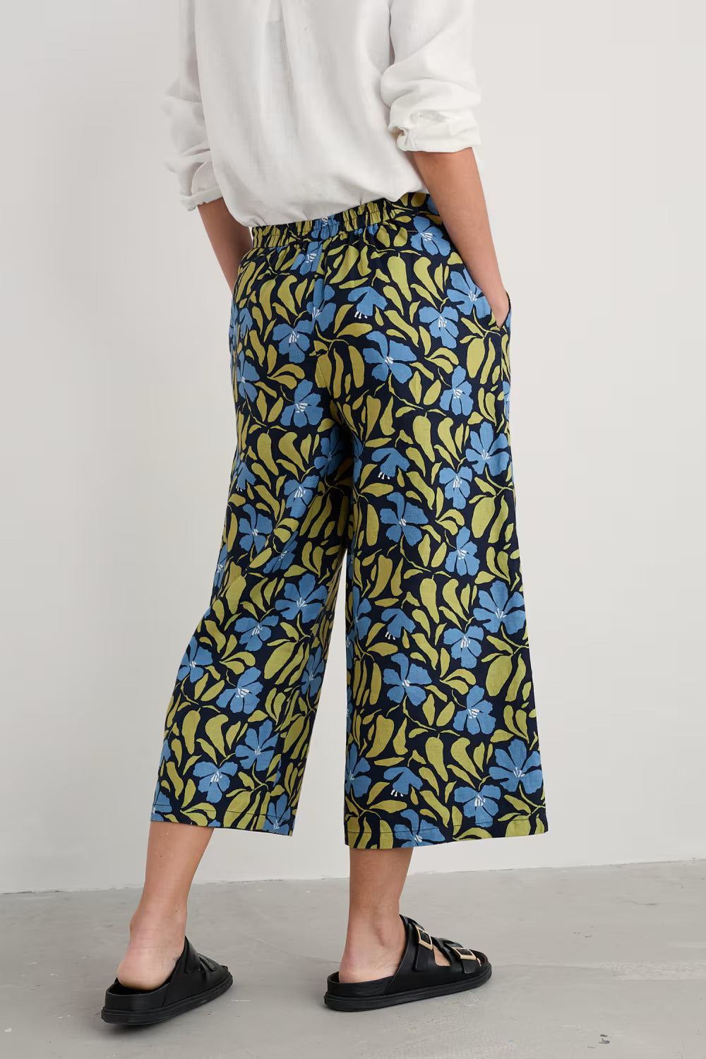 Seasalt Peaceful Haven Culottes-Trousers-White finn