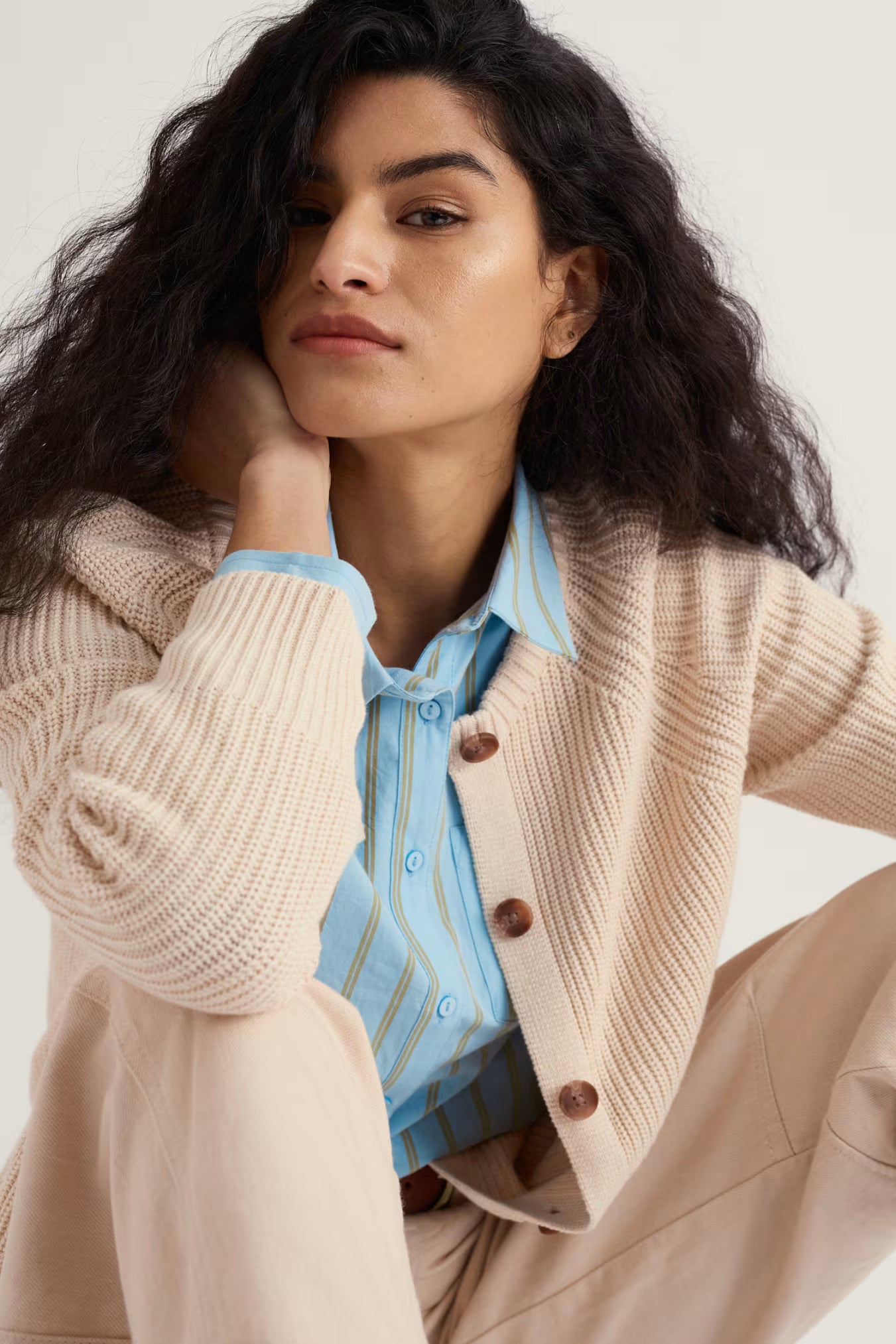 Seasalt Potters meadow Cardigan - Chalk-Seasalt-White finn