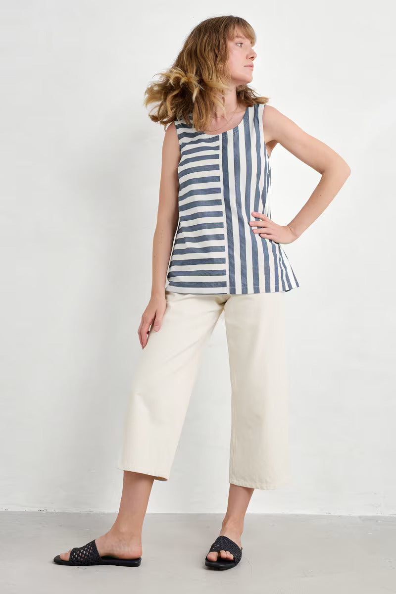 Seasalt Sea Kissed Vest-Shirts & Tops-White finn