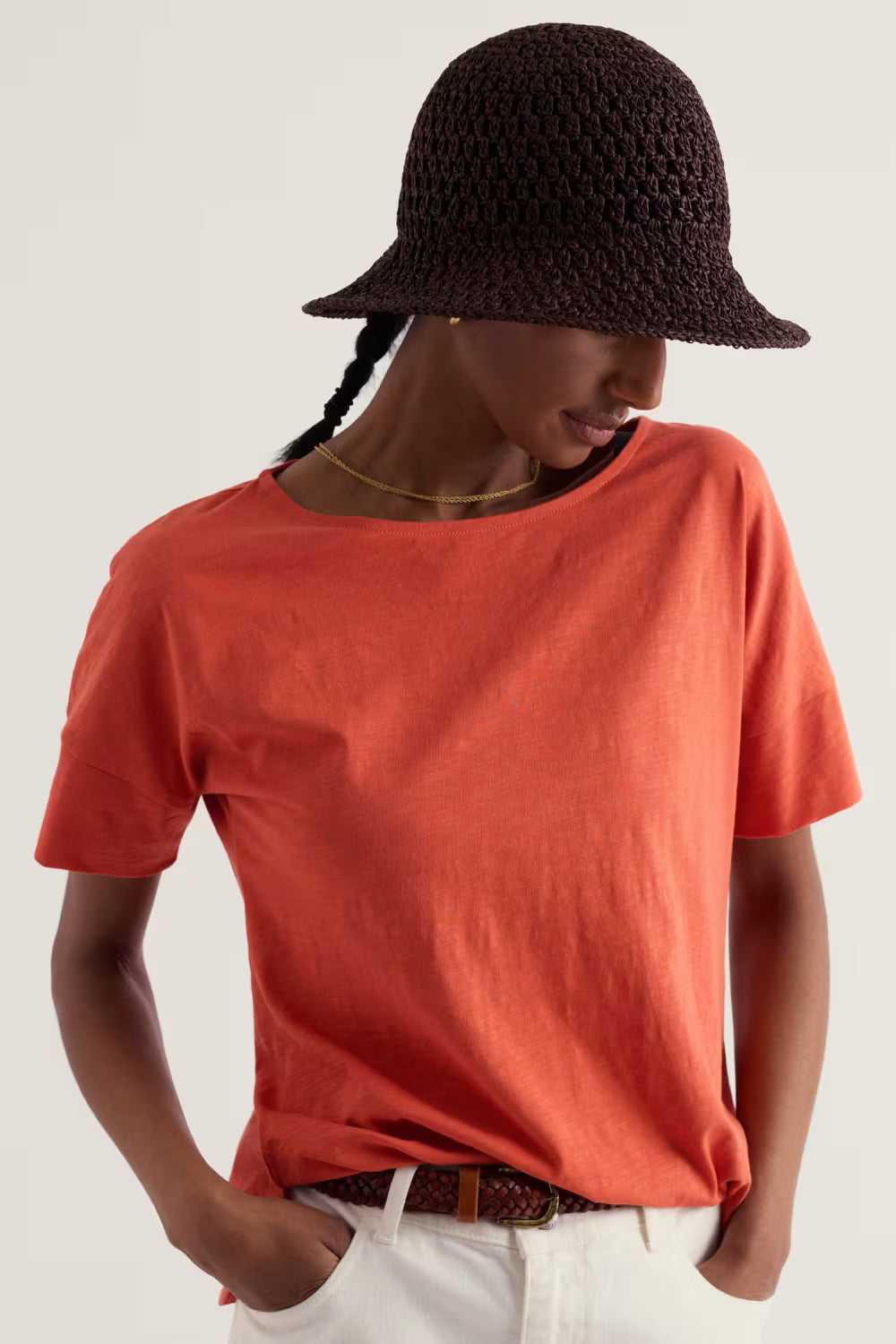 Seasalt Bryher View T-Shirt-Crab Claw