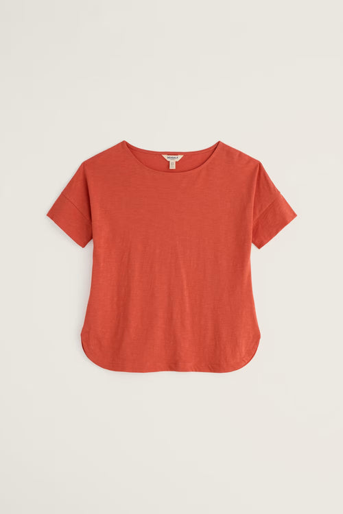 Seasalt Bryher View T-Shirt-Crab Claw