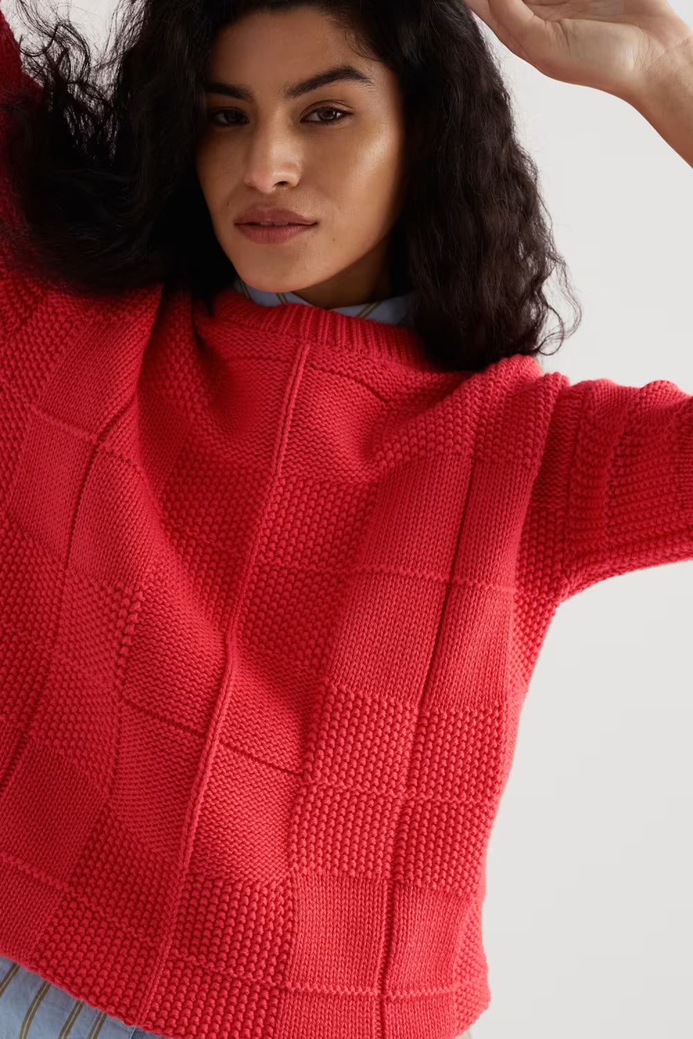 Seasalt Hedge Rock Crew Neck Jumper-Seasalt-White finn