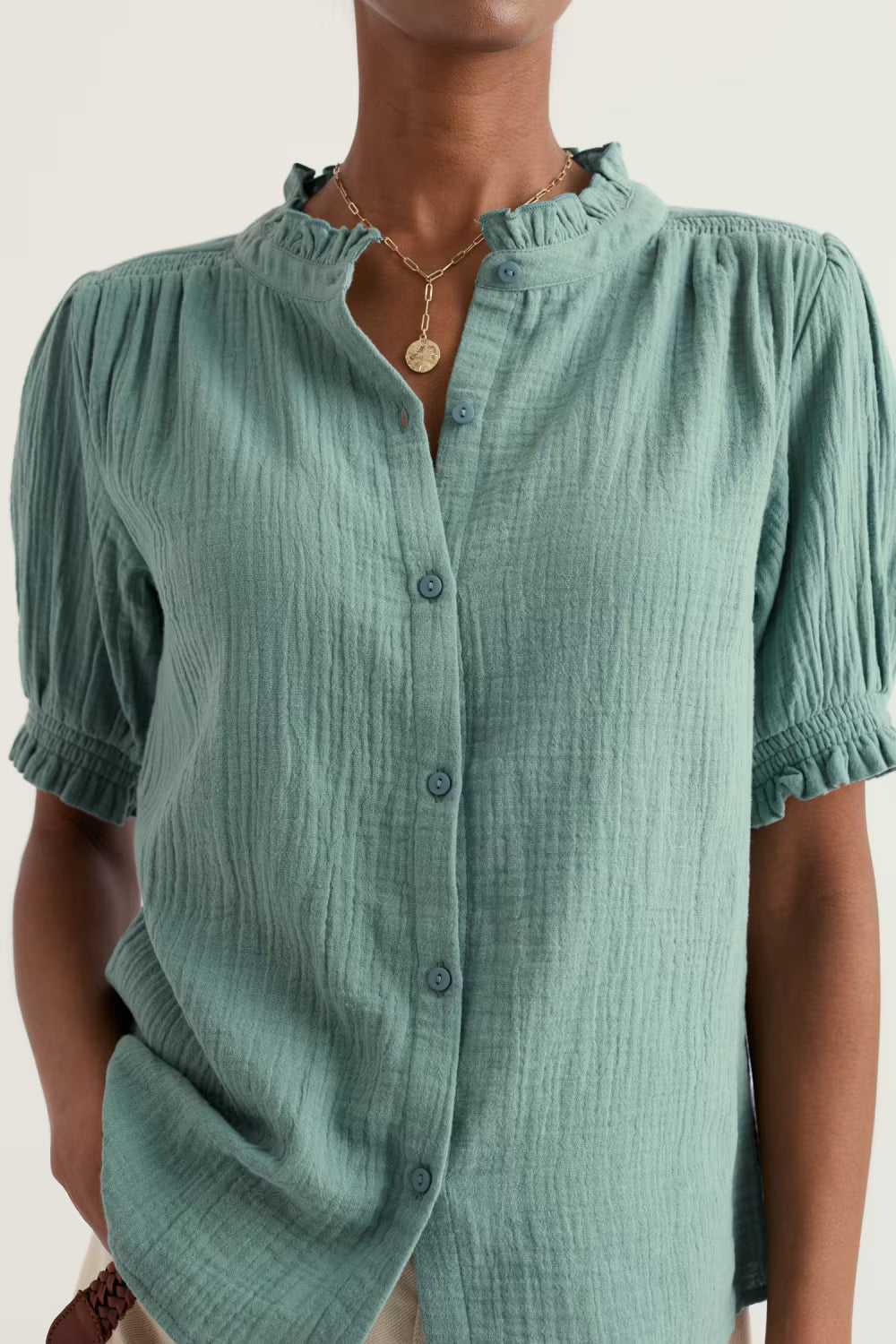 Seasalt Shore Path Frilled Shirt