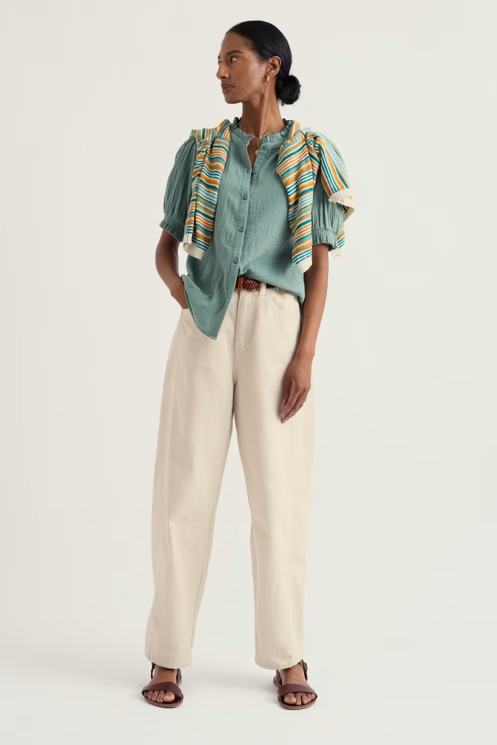 Seasalt Shore Path Frilled Shirt