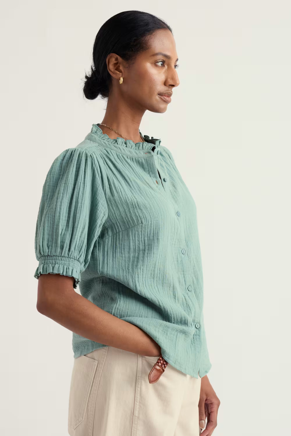 Seasalt Shore Path Frilled Shirt