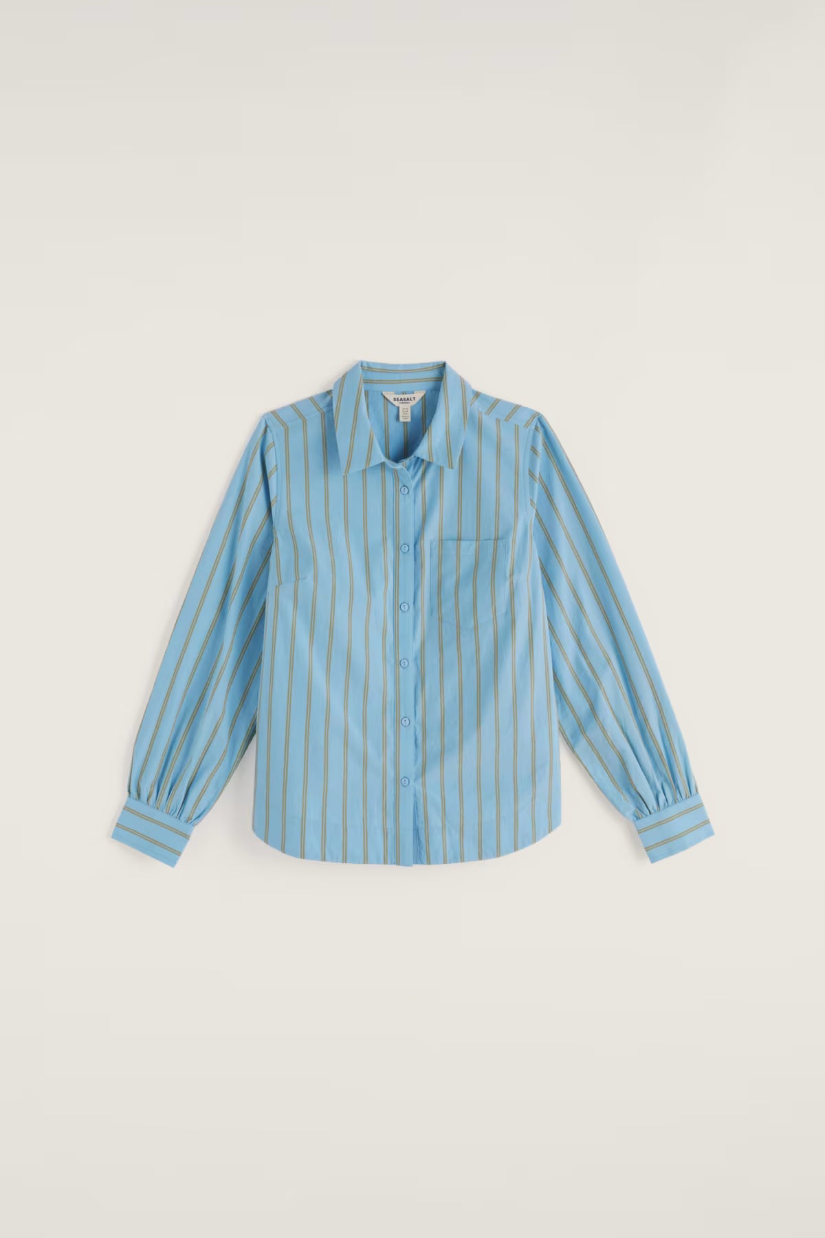 Seasalt Isla Semi-Fitted Shirt-Seasalt-White finn