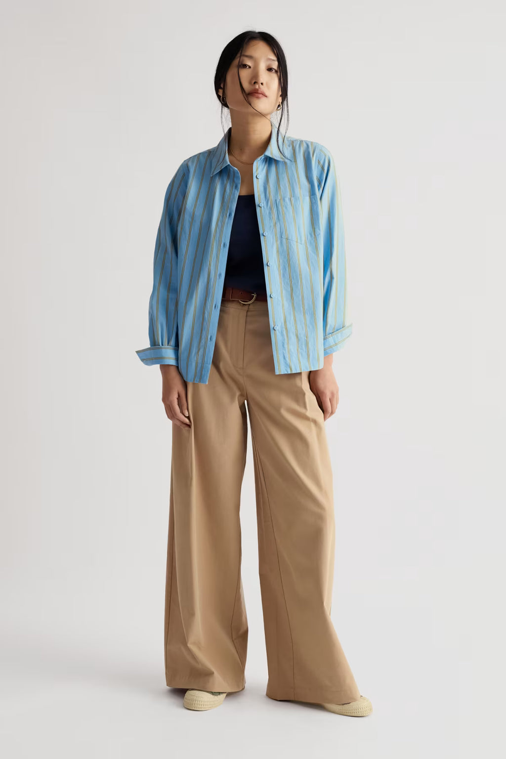 Seasalt Isla Semi-Fitted Shirt-Seasalt-White finn