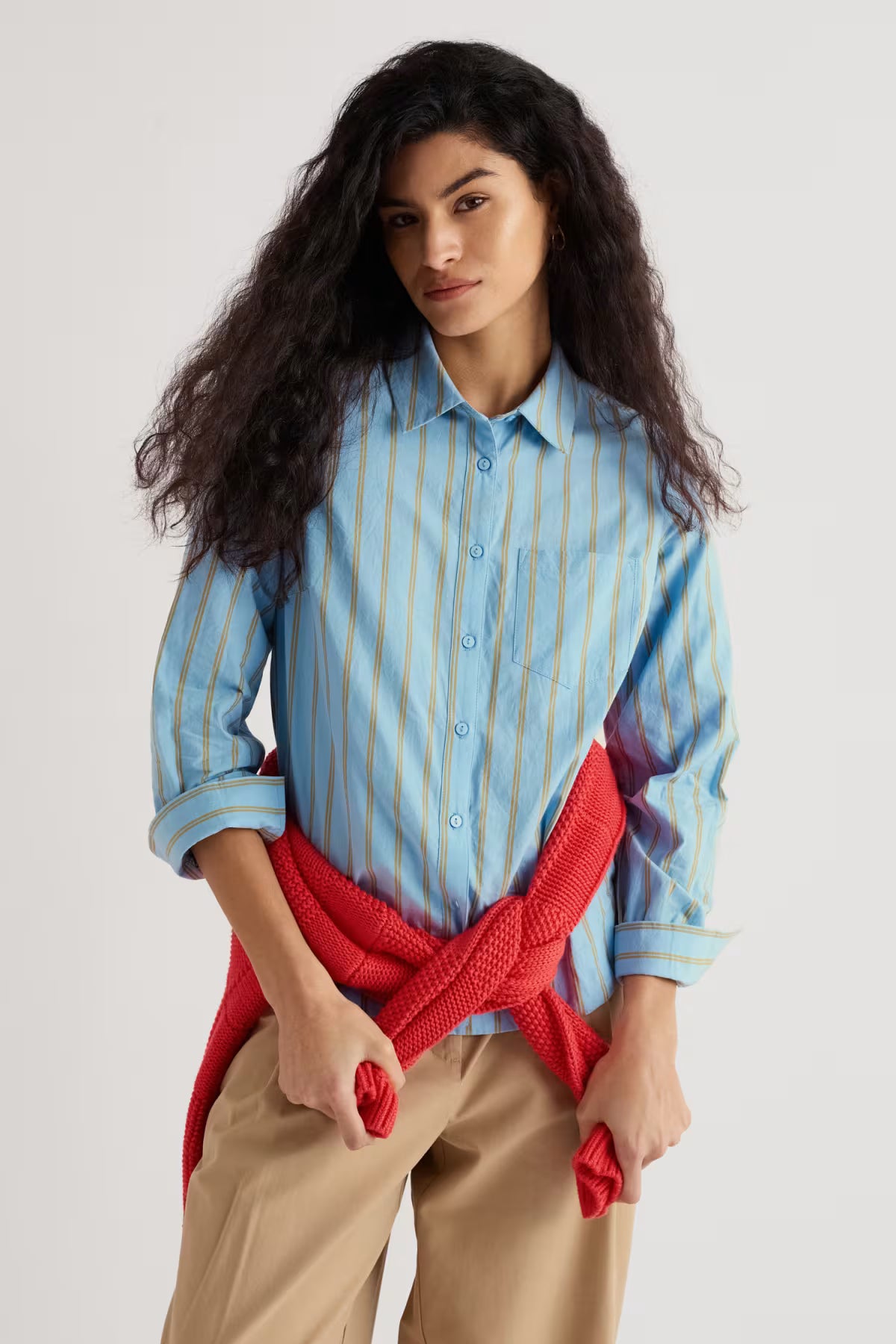 Seasalt Isla Semi-Fitted Shirt-Seasalt-White finn