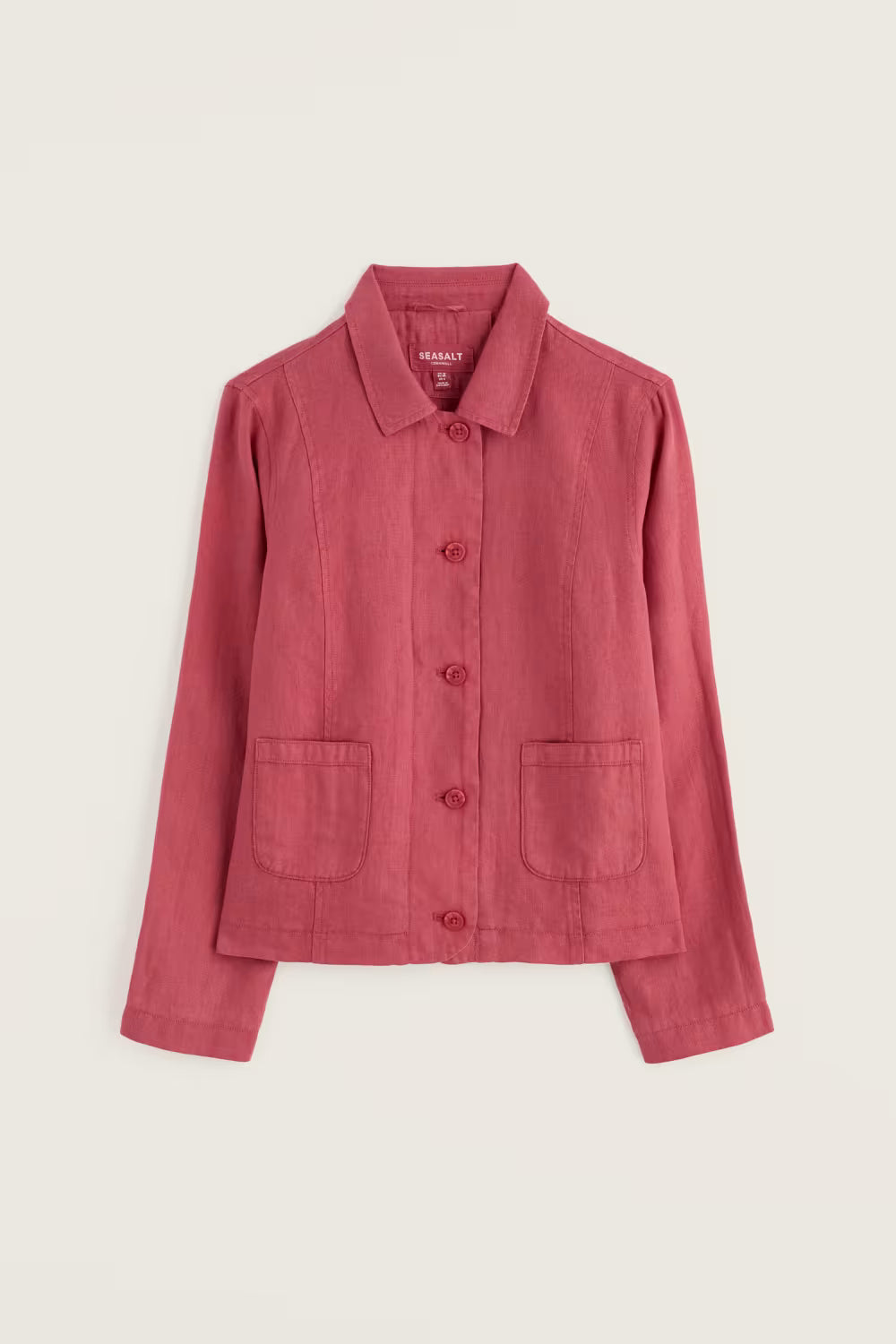 Seasalt Arame Linen Jacket-Seasalt-White finn