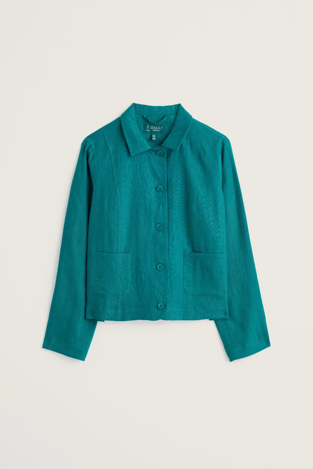 Seasalt Arame Linen Jacket-Seasalt-White finn