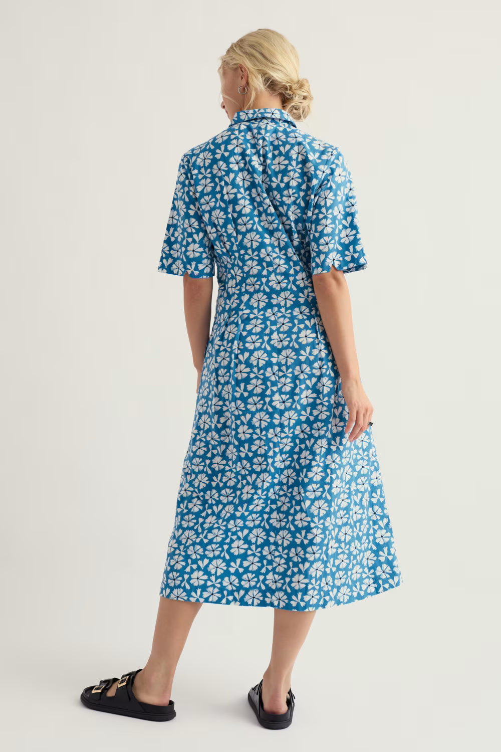 Seasalt Wild Liquorice Dress - Bold Cornflower Sailboats-Dress-10-Bold Cornflower Sailboats-