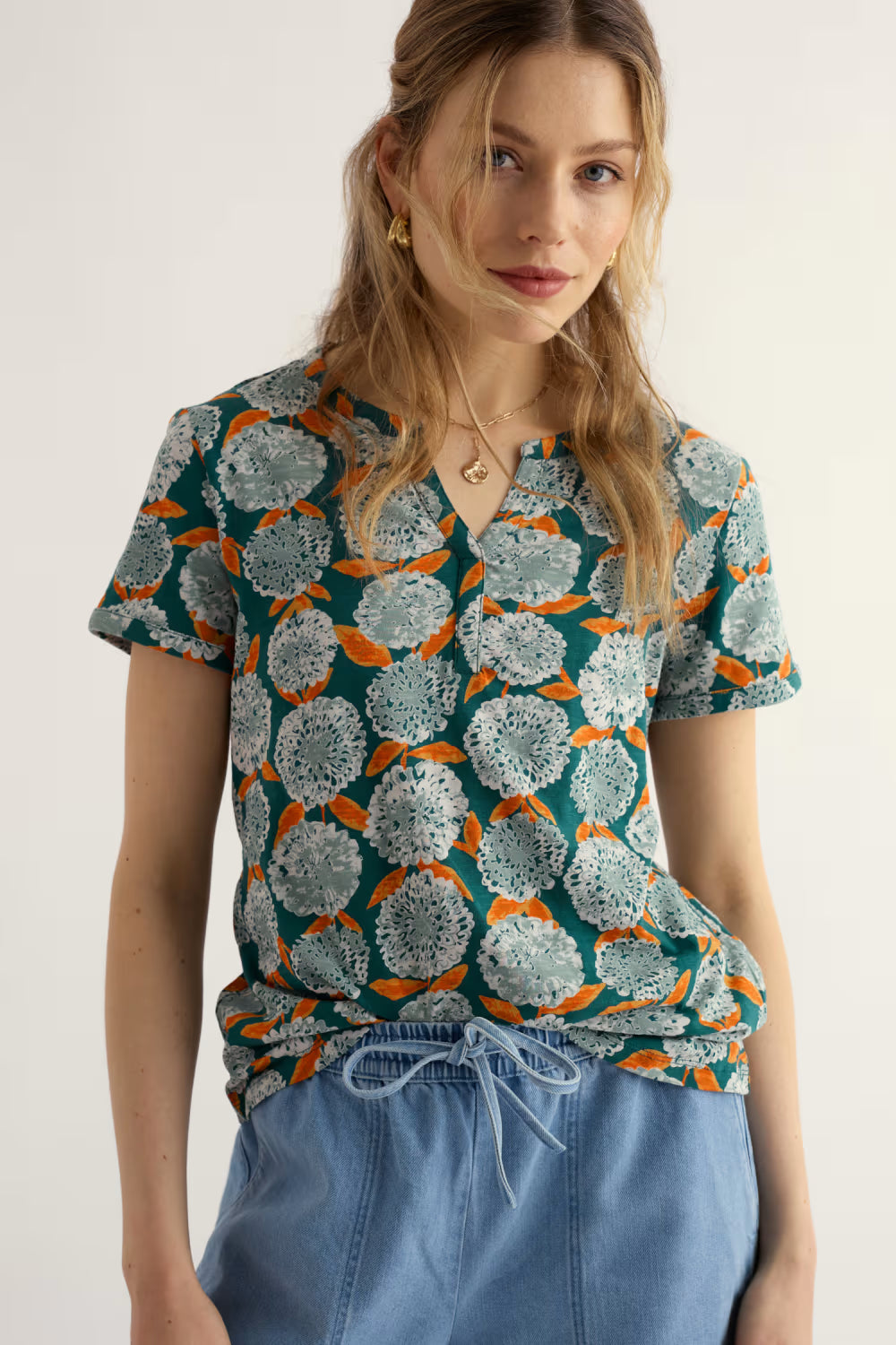 Seasalt Waterflow Short Sleeve Top