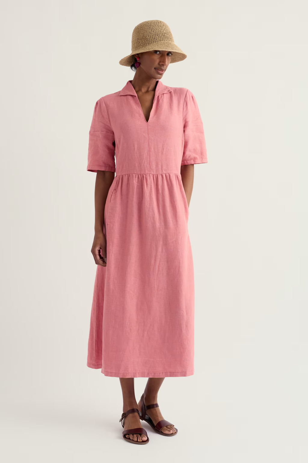 Seasalt Fen Violet Dress- Wild Rose-Seasalt-White finn