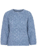 B Young OMHU Jumper-Knitwear-White finn