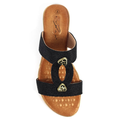 Calow Black Sandal