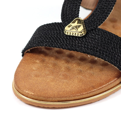 Calow Black Sandal