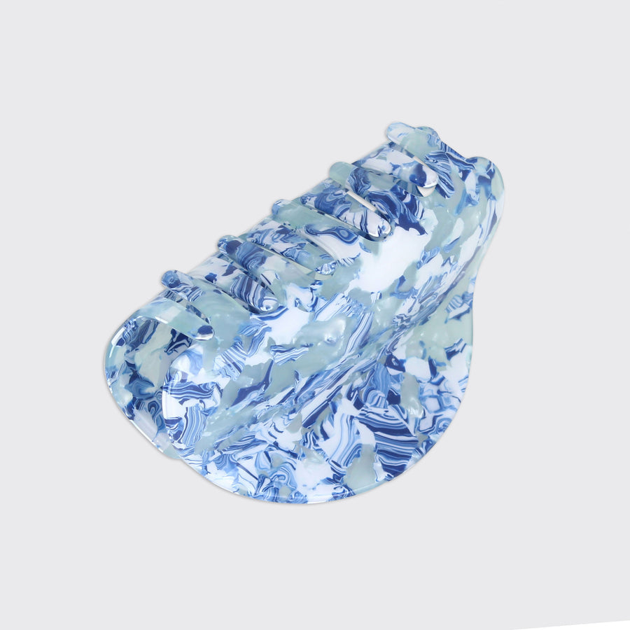 QUARTZ CHUNKY CLAW CLIP- BLUE FE04540-Hairclip-White finn