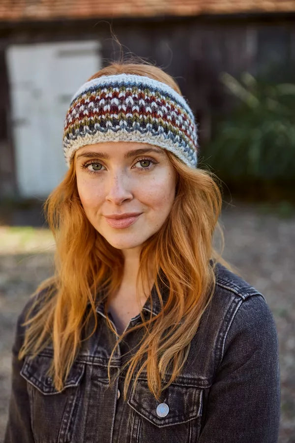 Pachamama Helmsdale Headband-Hat-White finn