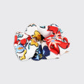 LULU SCRUNCHIE- NAVY/RED-Scrunchie-White finn