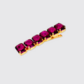 Emerald Jewelled Hair Clip-Hairclip-White finn