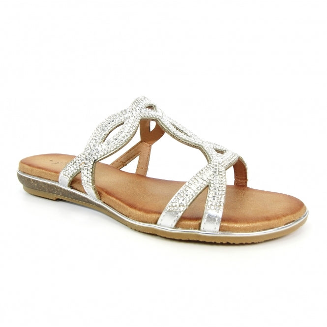 Gabriella Silver Sandal