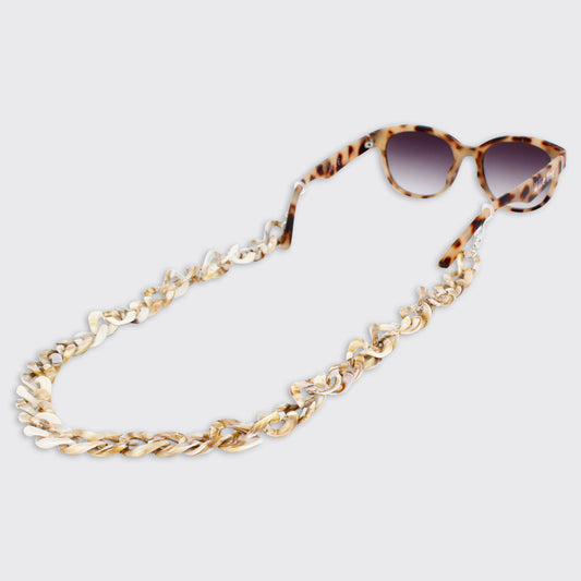 GLASSES CHAIN- CREAM ONYX