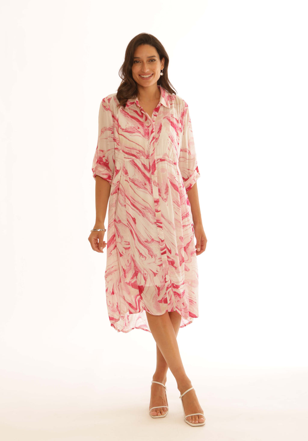 Pomodoro Onyx High Low Dress