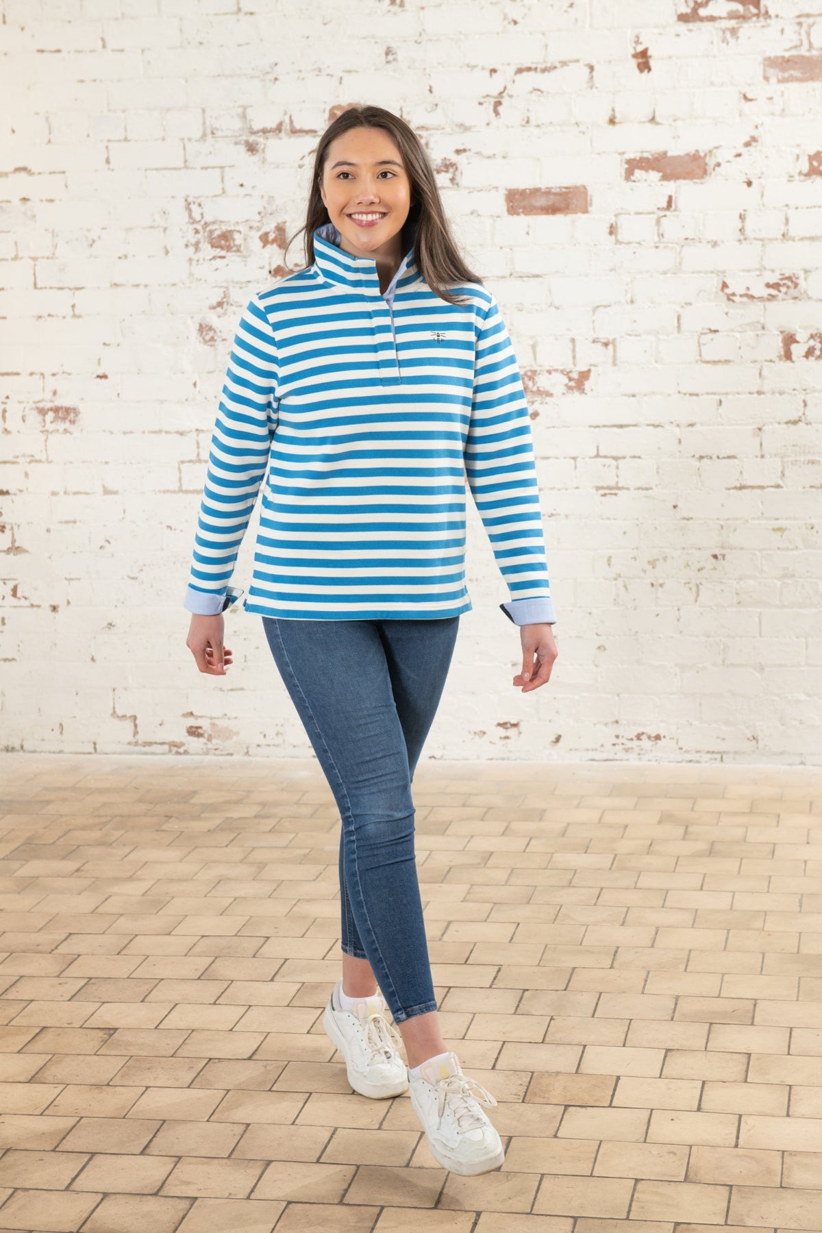 Haven Jersey Azure Blue Stripe