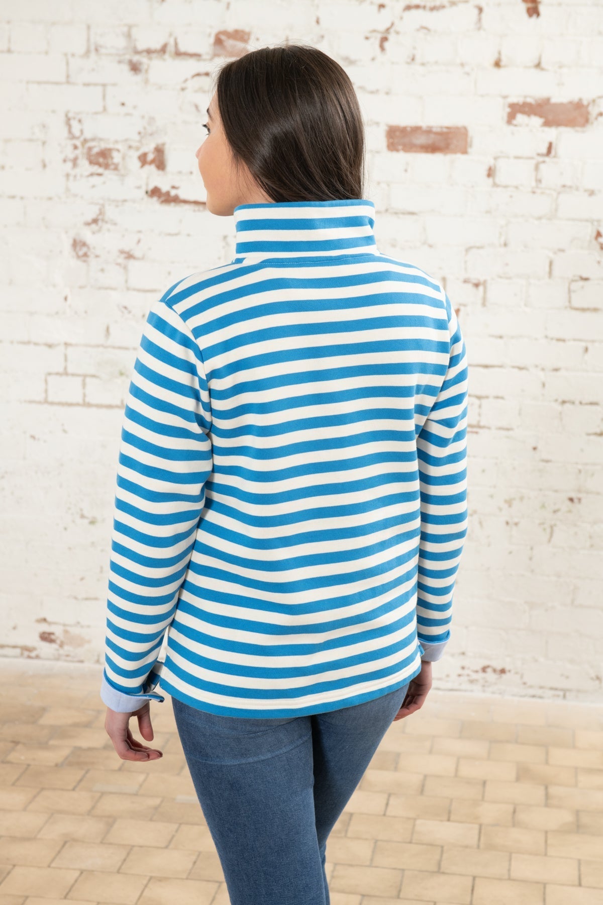 Haven Jersey Azure Blue Stripe