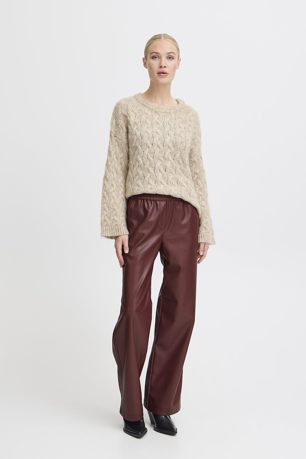 B young daja Trousers-Trouser-White finn