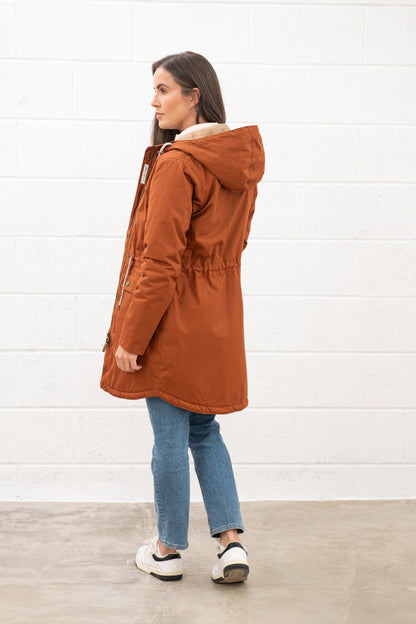 Lighthouse Isobel Coat - Rust