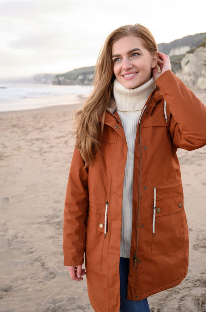 Lighthouse Isobel Coat - Rust