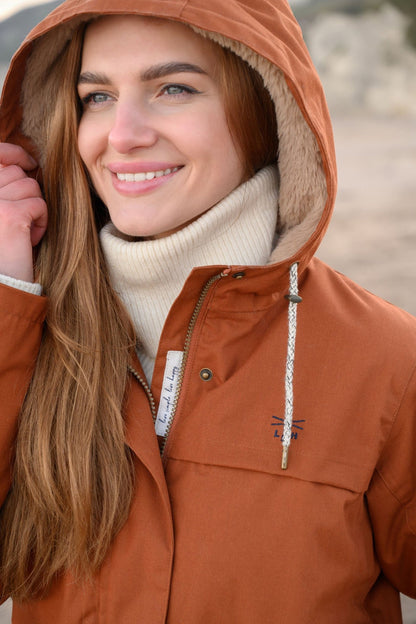 Lighthouse Isobel Coat - Rust