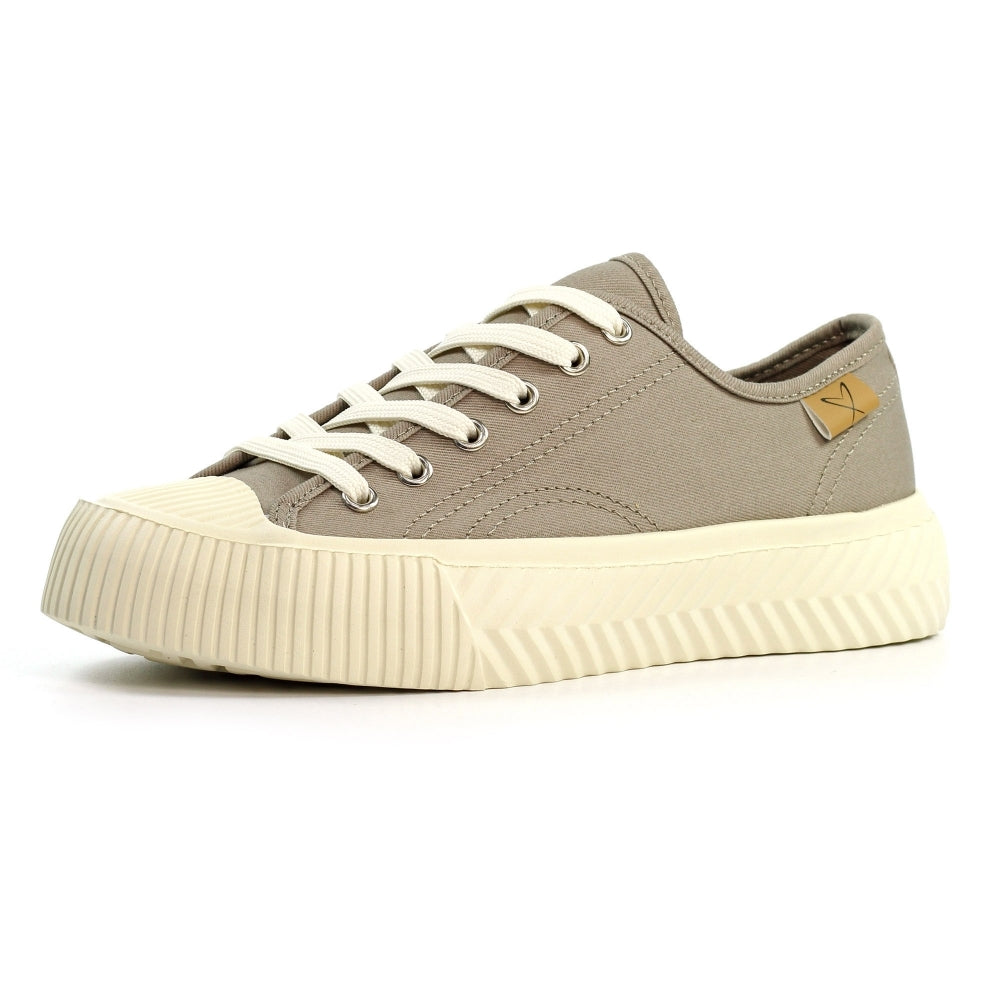Jayne 11 Navy Trainers-White finn